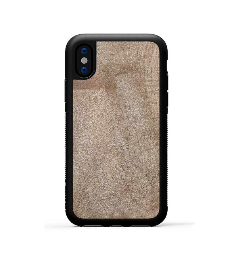 iPhone Xs Wood+Resin Phone Case - Jacquelyn (Wood Burl, 700503)
