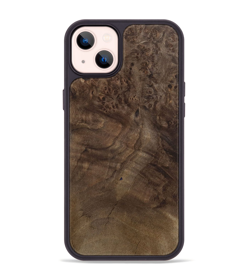 iPhone 14 Plus Wood+Resin Phone Case - Elsie (Wood Burl, 700505)