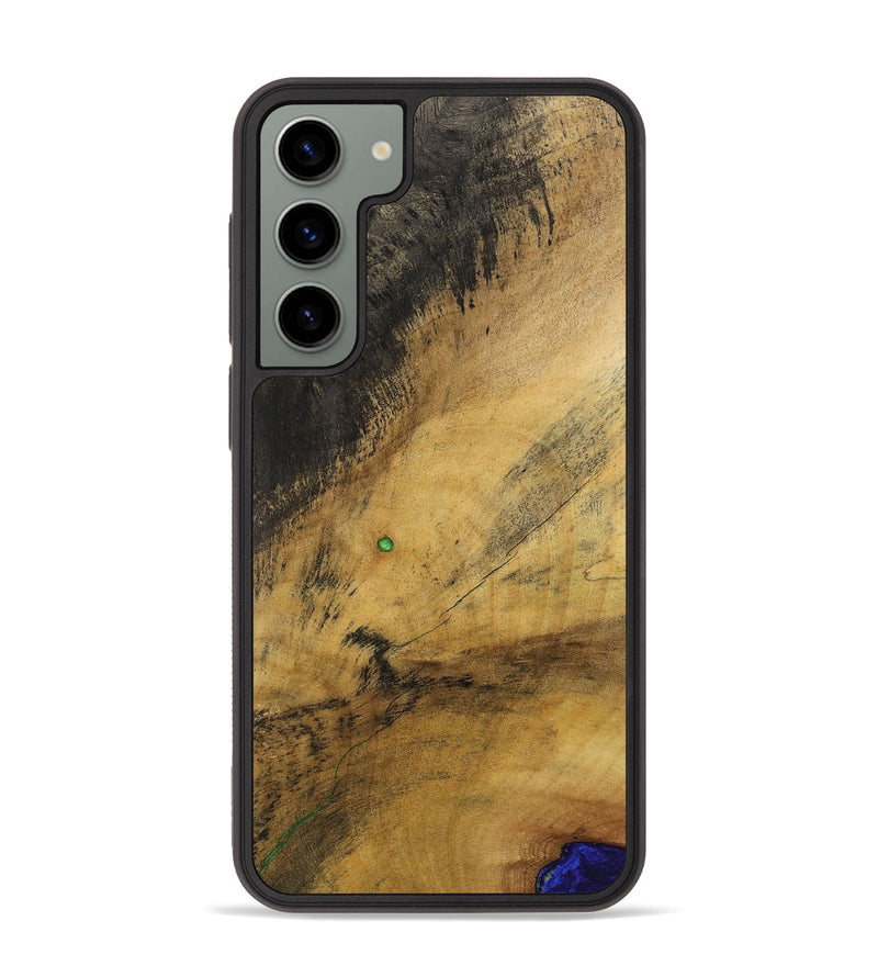 Galaxy S23 Plus Wood+Resin Phone Case - Tricia (Wood Burl, 700508)
