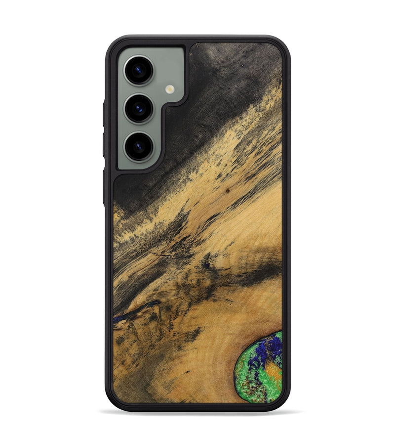 Galaxy S24 Plus Wood+Resin Phone Case - Agnes (Wood Burl, 700510)
