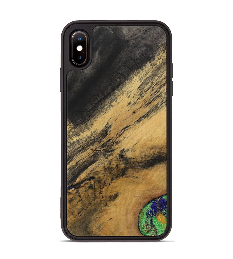 iPhone Xs Max Wood+Resin Phone Case - Agnes (Wood Burl, 700510)