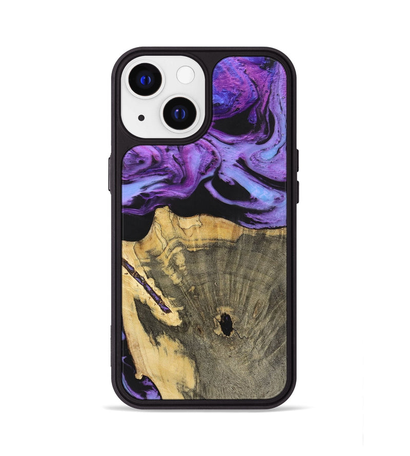 iPhone 13 Wood+Resin Phone Case - Brandon (Ombre, 700523)
