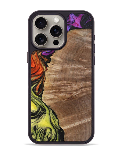 iPhone 15 Pro Max Wood+Resin Phone Case - Kurt (Ombre, 700527)