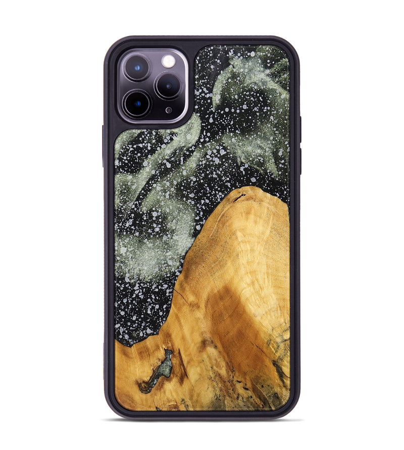 iPhone 11 Pro Max Wood+Resin Phone Case - Jazlyn (Cosmos, 700532)