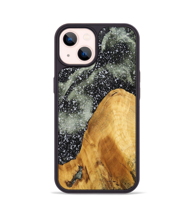 iPhone 14 Wood+Resin Phone Case - Jazlyn (Cosmos, 700532)