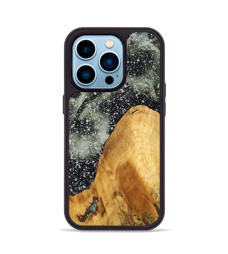 iPhone 14 Pro Wood+Resin Phone Case - Jazlyn (Cosmos, 700532)