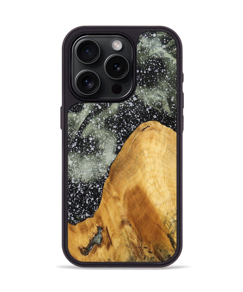 iPhone 15 Pro Wood+Resin Phone Case - Jazlyn (Cosmos, 700532)