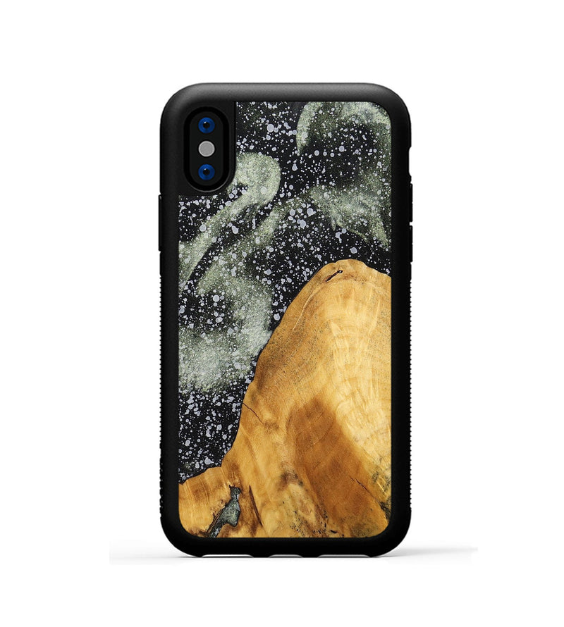 iPhone Xs Wood+Resin Phone Case - Jazlyn (Cosmos, 700532)