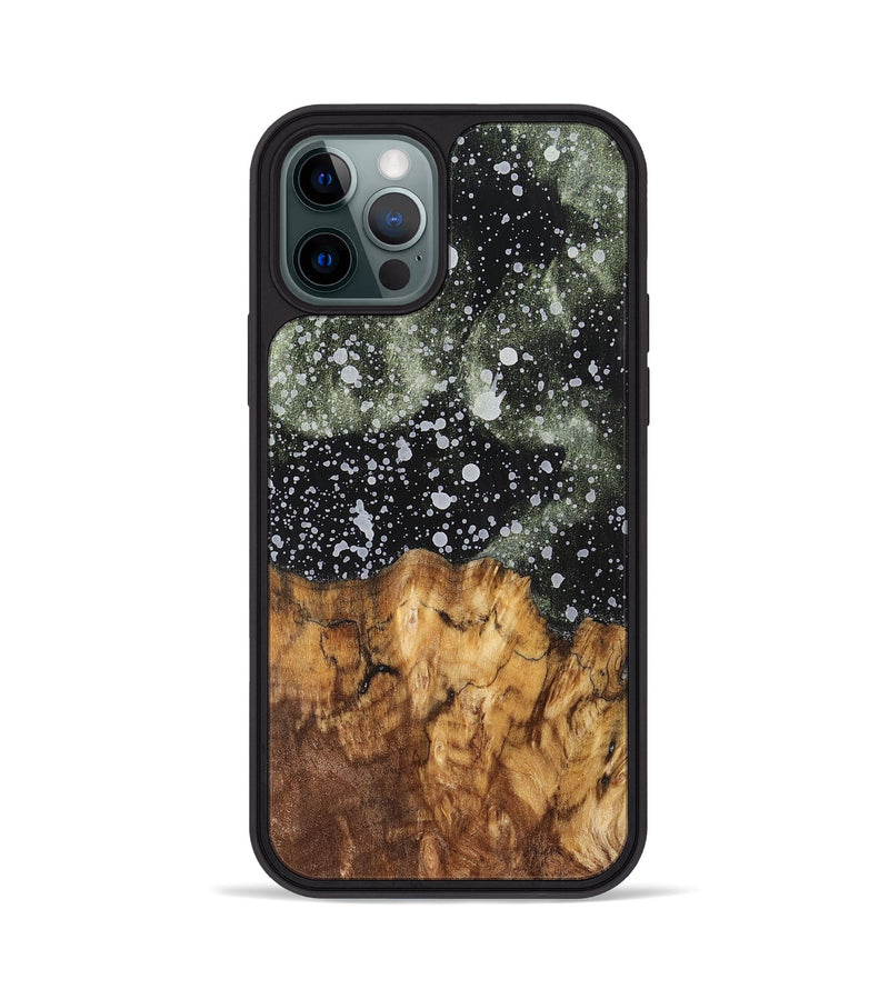 iPhone 12 Pro Wood+Resin Phone Case - Hattie (Cosmos, 700535)