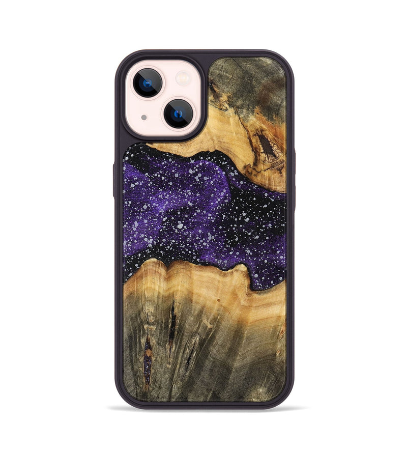 iPhone 14 Wood+Resin Phone Case - Dale (Cosmos, 700536)