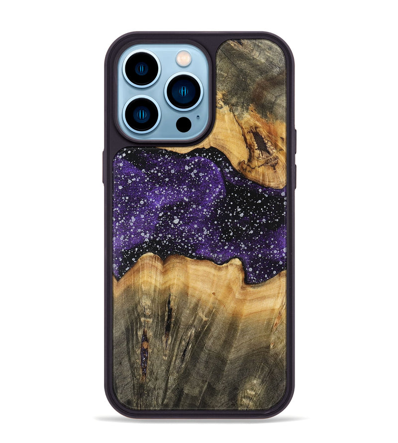 iPhone 14 Pro Max Wood+Resin Phone Case - Dale (Cosmos, 700536)
