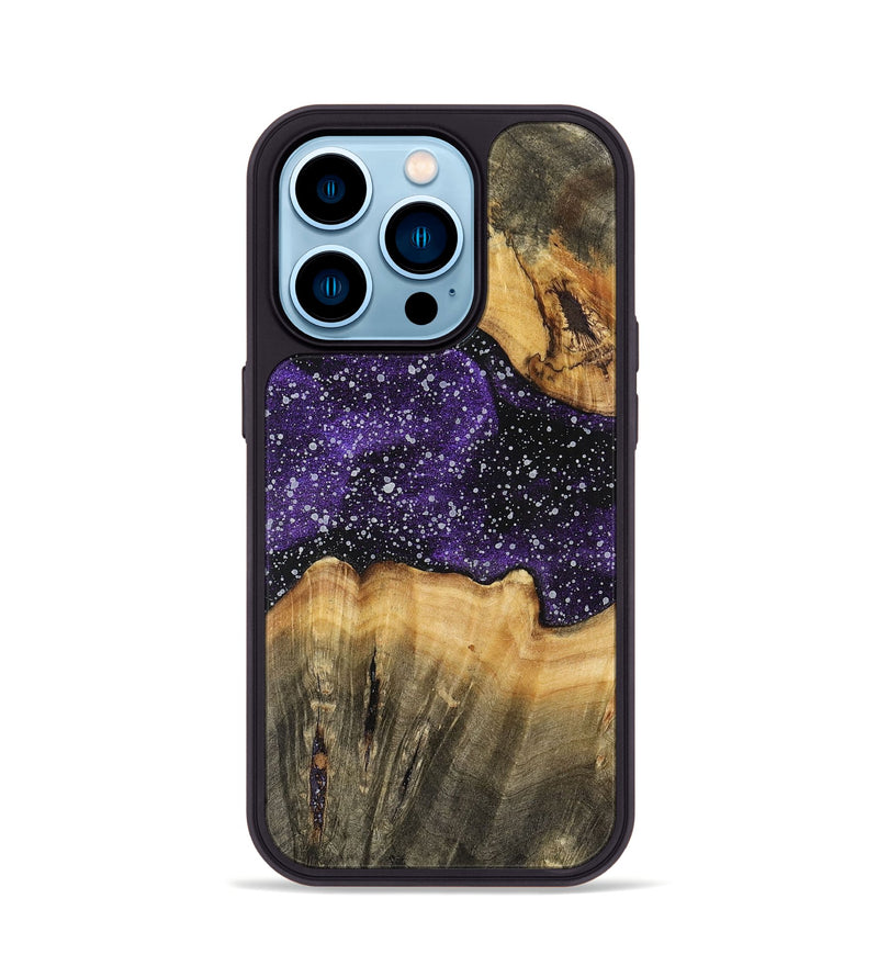 iPhone 14 Pro Wood+Resin Phone Case - Dale (Cosmos, 700536)