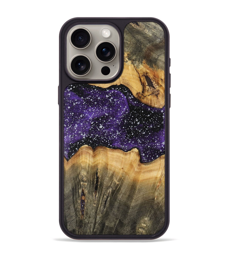 iPhone 15 Pro Max Wood+Resin Phone Case - Dale (Cosmos, 700536)