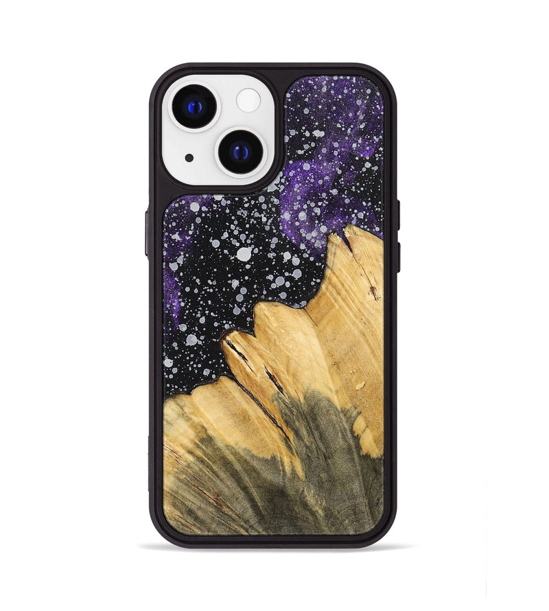 iPhone 13 Wood+Resin Phone Case - Tatyana (Cosmos, 700540)