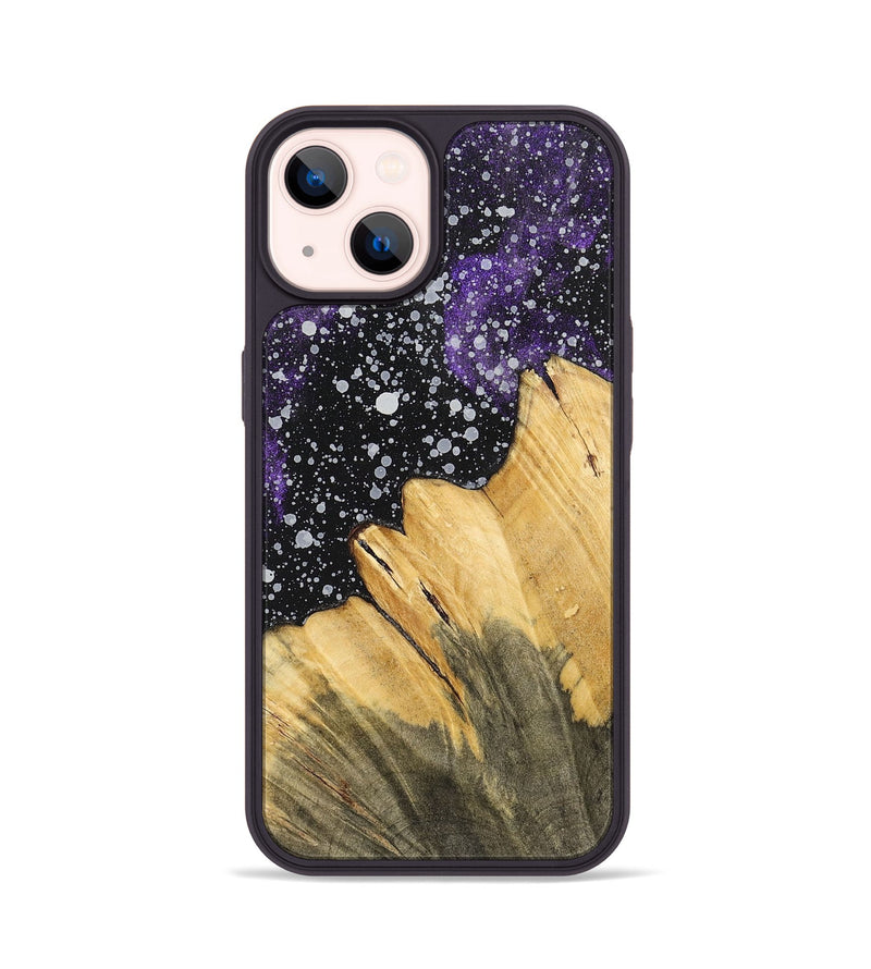 iPhone 14 Wood+Resin Phone Case - Tatyana (Cosmos, 700540)