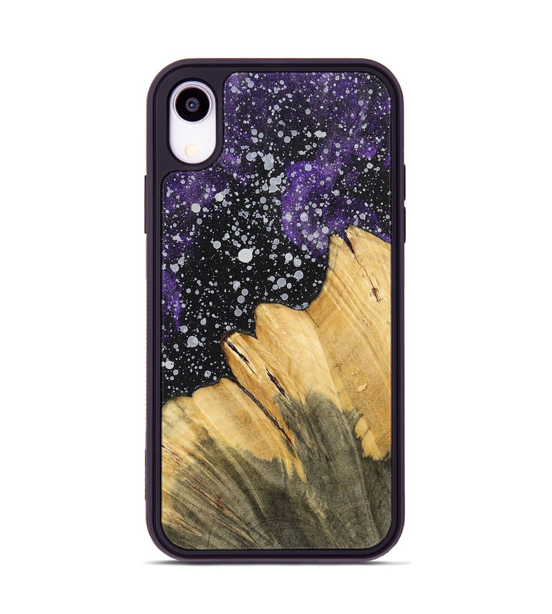 iPhone Xr Wood+Resin Phone Case - Tatyana (Cosmos, 700540)