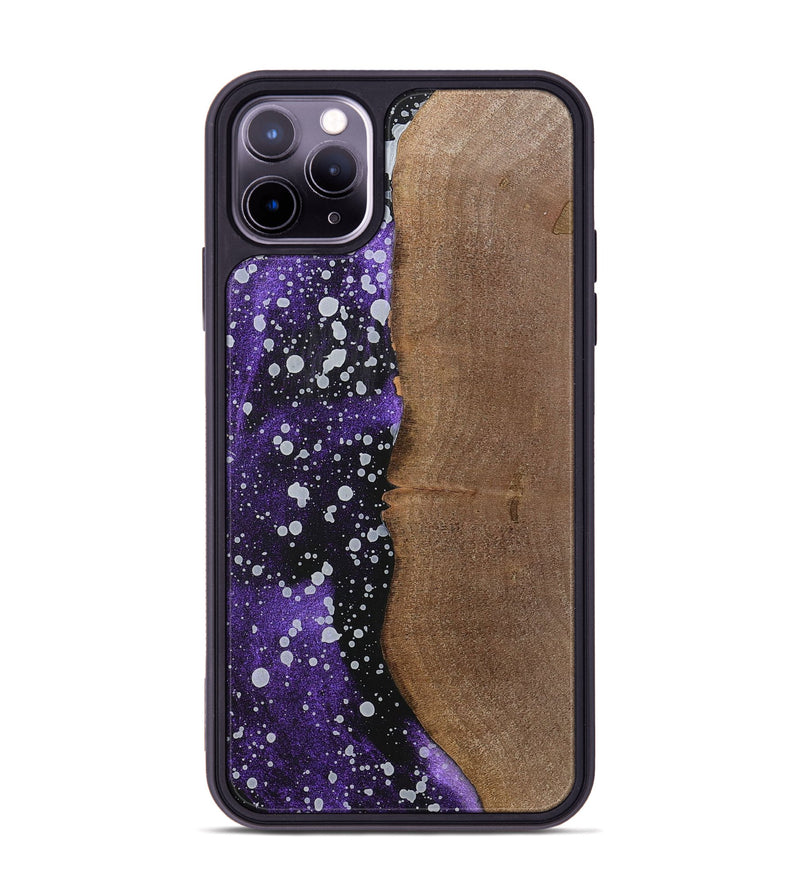 iPhone 11 Pro Max Wood+Resin Phone Case - Mack (Cosmos, 700547)
