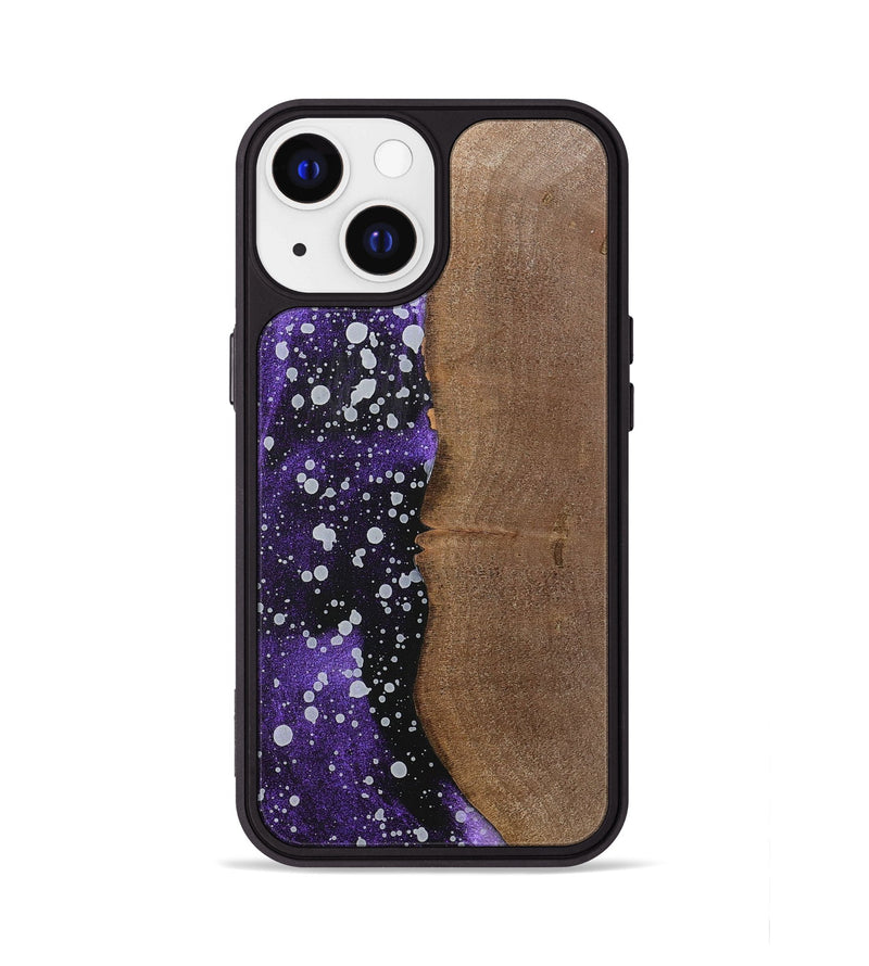 iPhone 13 Wood+Resin Phone Case - Mack (Cosmos, 700547)