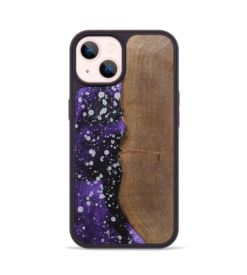 iPhone 14 Wood+Resin Phone Case - Mack (Cosmos, 700547)