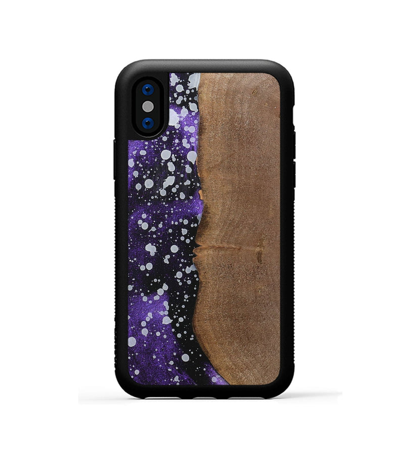 iPhone Xs Wood+Resin Phone Case - Mack (Cosmos, 700547)