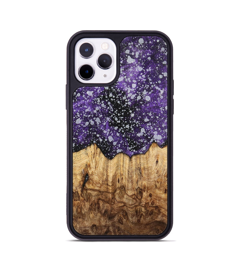 iPhone 11 Pro Wood+Resin Phone Case - Ramona (Cosmos, 700548)