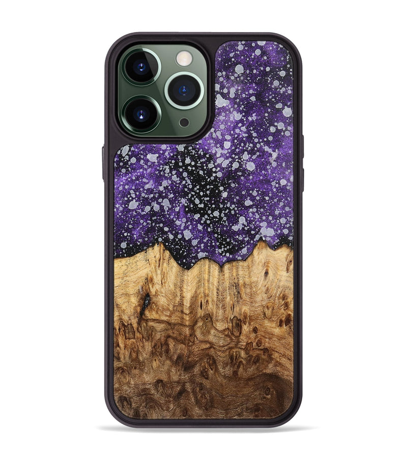 iPhone 13 Pro Max Wood+Resin Phone Case - Ramona (Cosmos, 700548)