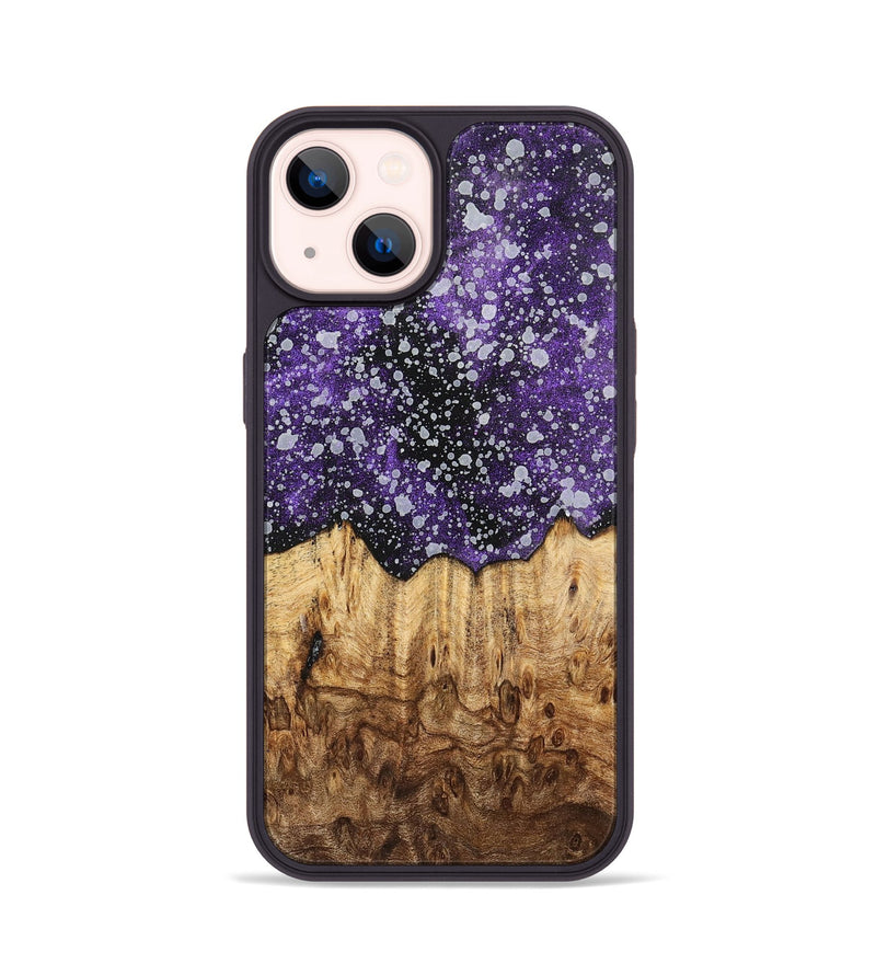 iPhone 14 Wood+Resin Phone Case - Ramona (Cosmos, 700548)