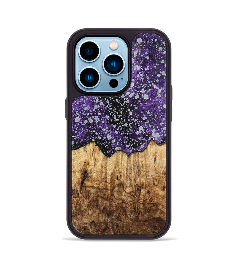iPhone 14 Pro Wood+Resin Phone Case - Ramona (Cosmos, 700548)