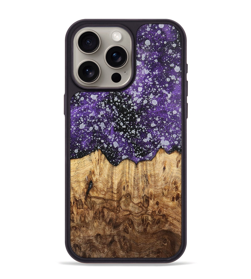 iPhone 15 Pro Max Wood+Resin Phone Case - Ramona (Cosmos, 700548)