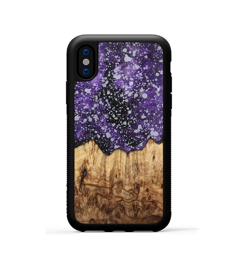 iPhone Xs Wood+Resin Phone Case - Ramona (Cosmos, 700548)