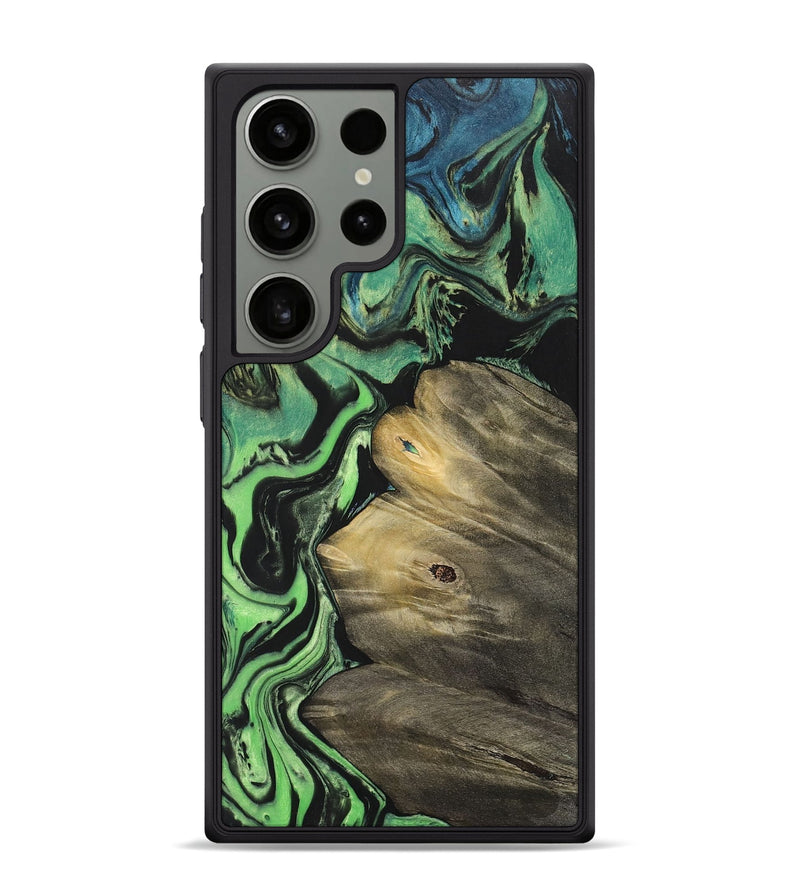 Galaxy S24 Ultra Wood+Resin Phone Case - Mckinley (Ombre, 700559)