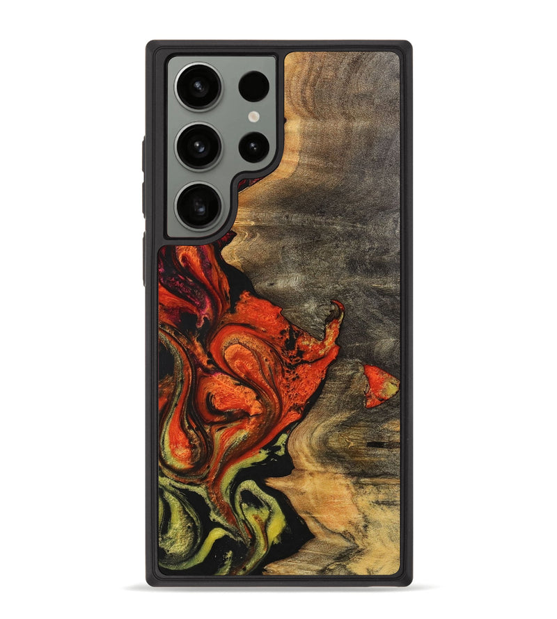 Galaxy S23 Ultra Wood+Resin Phone Case - Jill (Ombre, 700561)