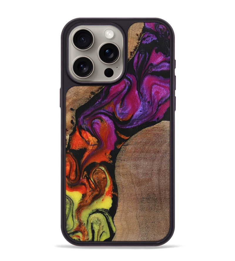 iPhone 15 Pro Max Wood+Resin Phone Case - Haven (Ombre, 700565)