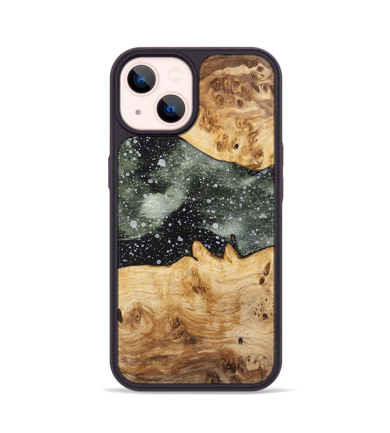iPhone 14 Wood+Resin Phone Case - Beverly (Cosmos, 700570)