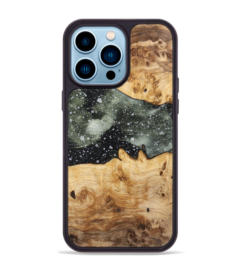 iPhone 14 Pro Max Wood+Resin Phone Case - Beverly (Cosmos, 700570)