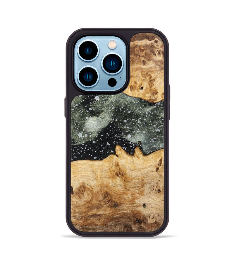 iPhone 14 Pro Wood+Resin Phone Case - Beverly (Cosmos, 700570)