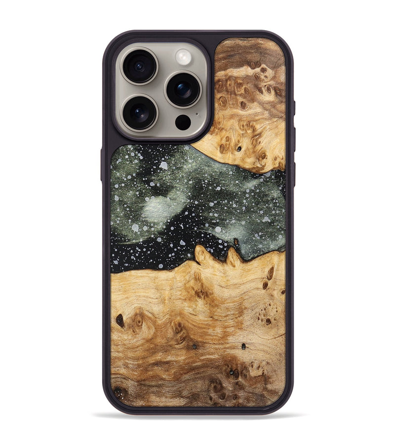 iPhone 15 Pro Max Wood+Resin Phone Case - Beverly (Cosmos, 700570)