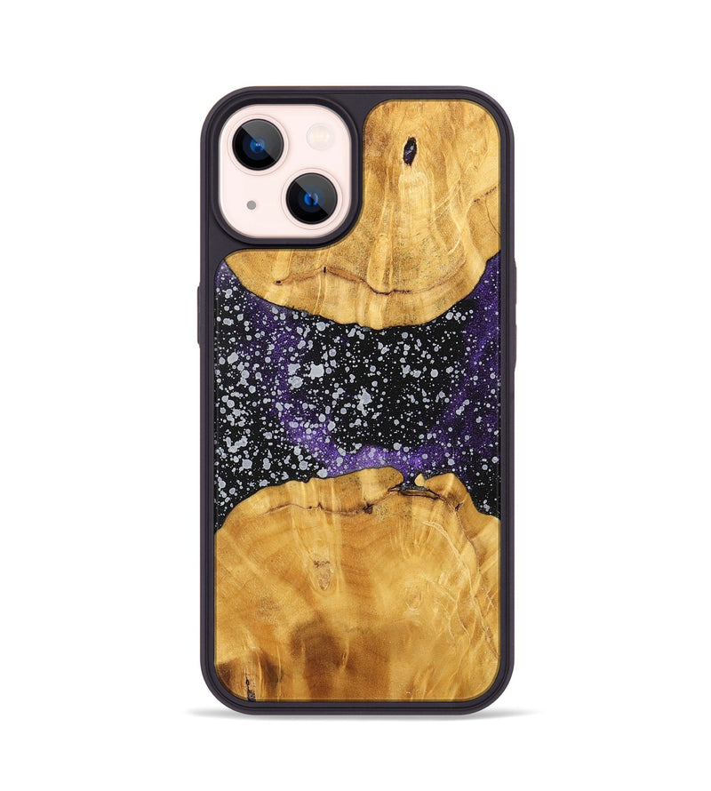 iPhone 14 Wood+Resin Phone Case - Diego (Cosmos, 700571)
