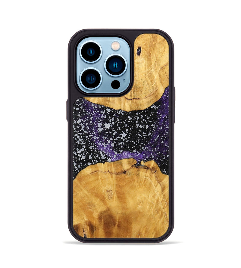 iPhone 14 Pro Wood+Resin Phone Case - Diego (Cosmos, 700571)