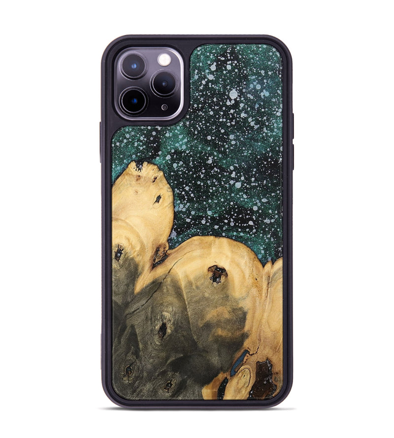 iPhone 11 Pro Max Wood+Resin Phone Case - Joe (Cosmos, 700572)