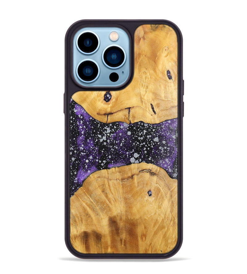 iPhone 14 Pro Max Wood+Resin Phone Case - Nellie (Cosmos, 700583)