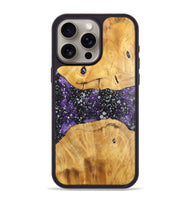 iPhone 15 Pro Max Wood+Resin Phone Case - Nellie (Cosmos, 700583)