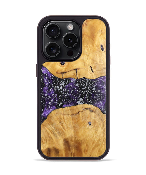 iPhone 15 Pro Wood+Resin Phone Case - Nellie (Cosmos, 700583)