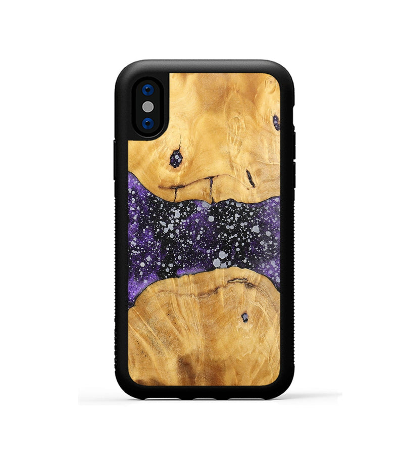 iPhone Xs Wood+Resin Phone Case - Nellie (Cosmos, 700583)