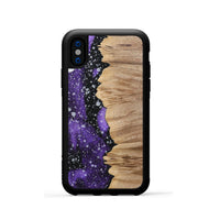 iPhone Xs Wood+Resin Phone Case - Archie (Cosmos, 700585)