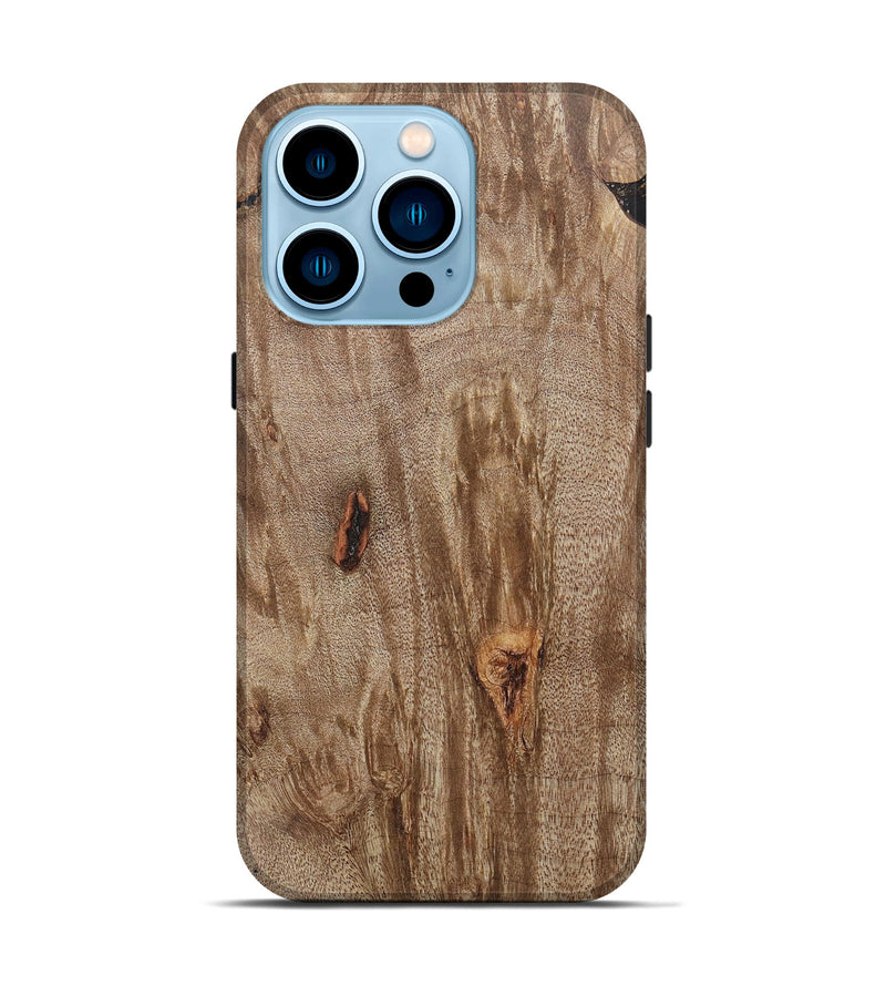 iPhone 14 Pro  Live Edge Phone Case - Christina (Wood Burl, 700605)