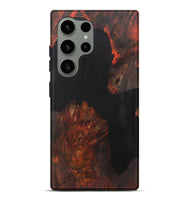 Galaxy S24 Ultra Wood+Resin Live Edge Phone Case - Aimee (Pure Black, 700609)