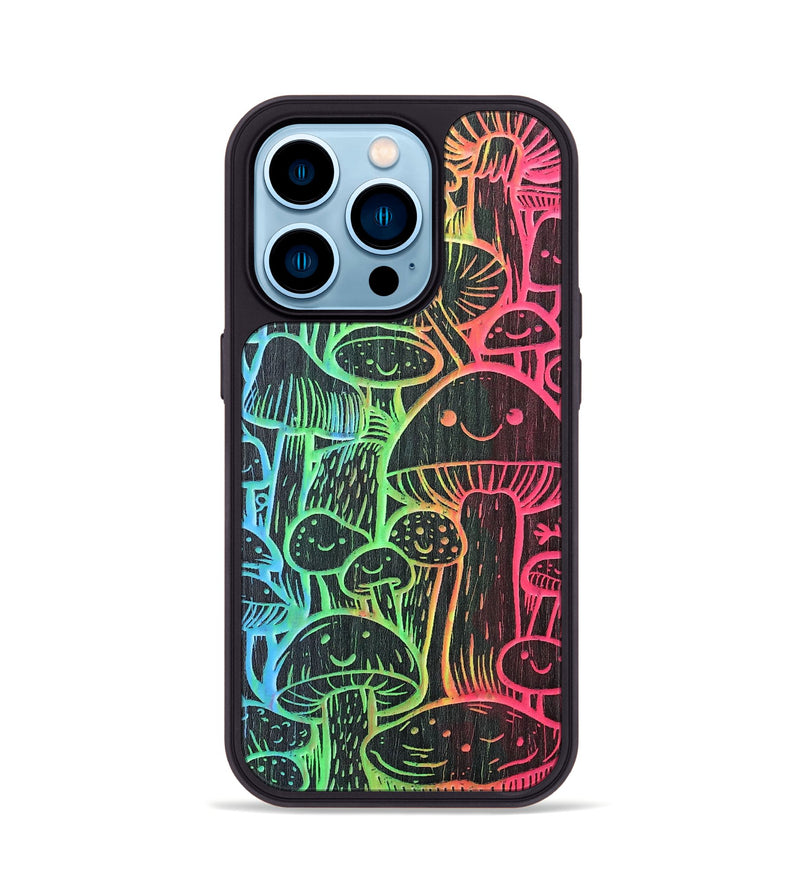 iPhone 14 Pro Wood+Resin Phone Case - Tabitha (Pattern)