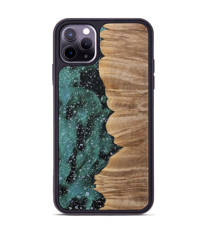 iPhone 11 Pro Max Wood+Resin Phone Case - Kaylin (Cosmos, 700691)