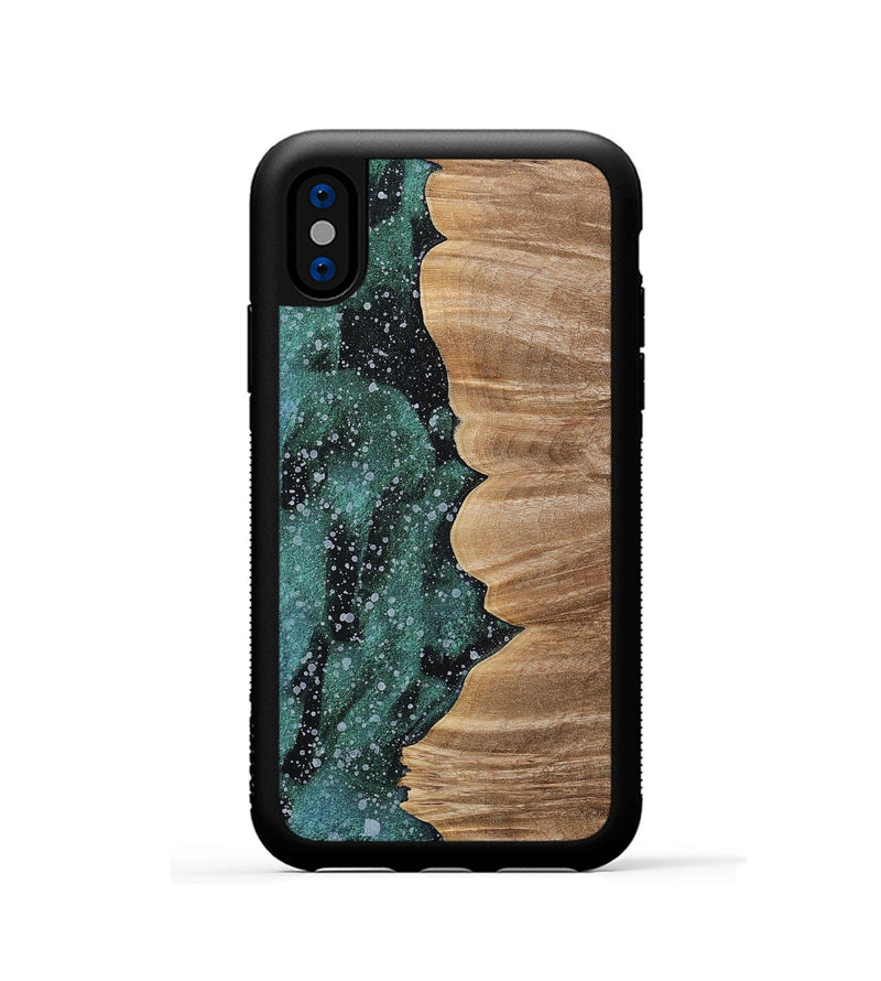 iPhone Xs Wood+Resin Phone Case - Kaylin (Cosmos, 700691)